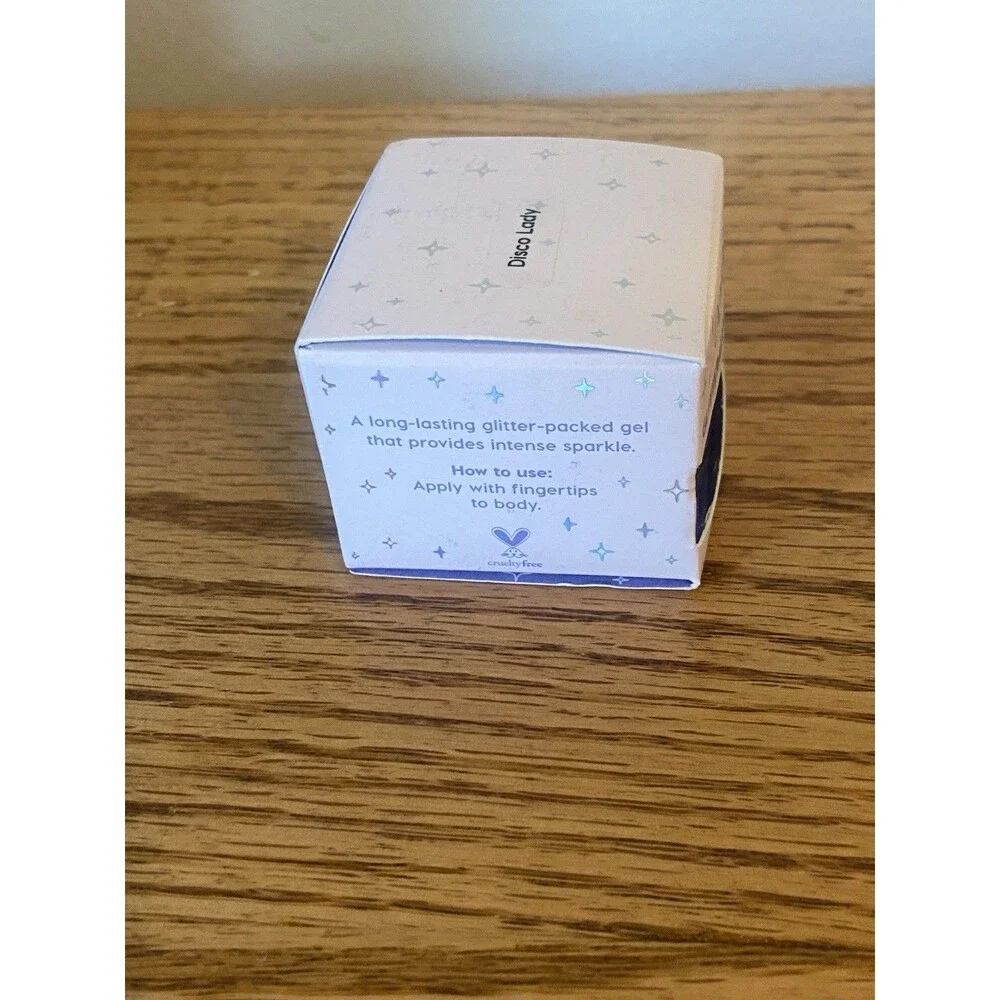 ColourPop Glitterally Obsessed Body Glitter Gel .6oz Disco Lady New Boxed Silver